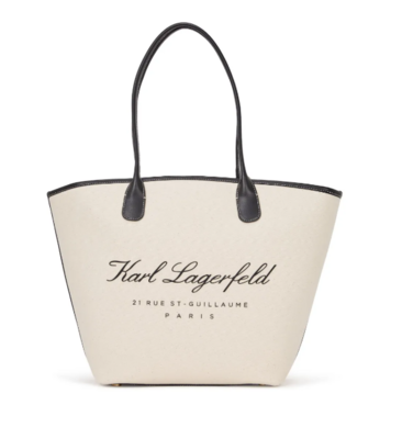 Bolso Karl Lagerfeld shopper beige blk
